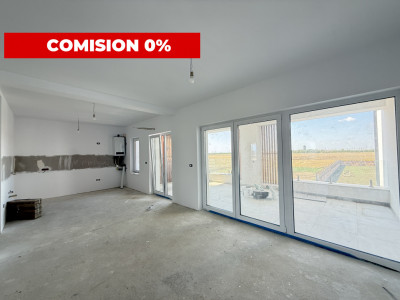 COMISION 0% Apartament cu 3 camere si terasa de 25 mp, etaj 1 - Torontalului