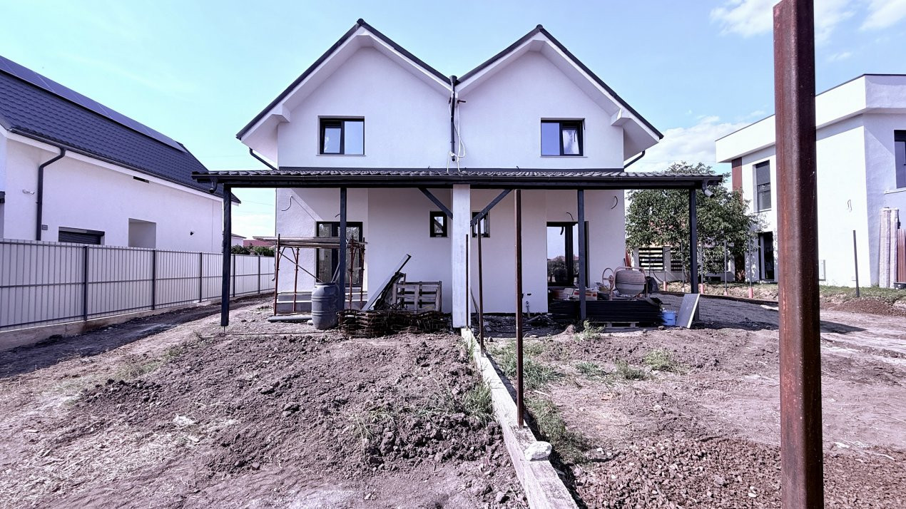 Duplex de vanzare, teren 200 mp, Giarmata Vii 2, foxfort.ro