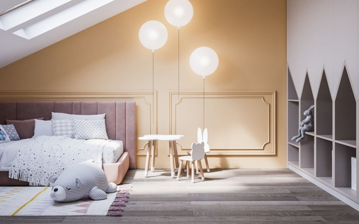 Apartament 4 camere, duplex cu scara interioara 5, foxfort.ro