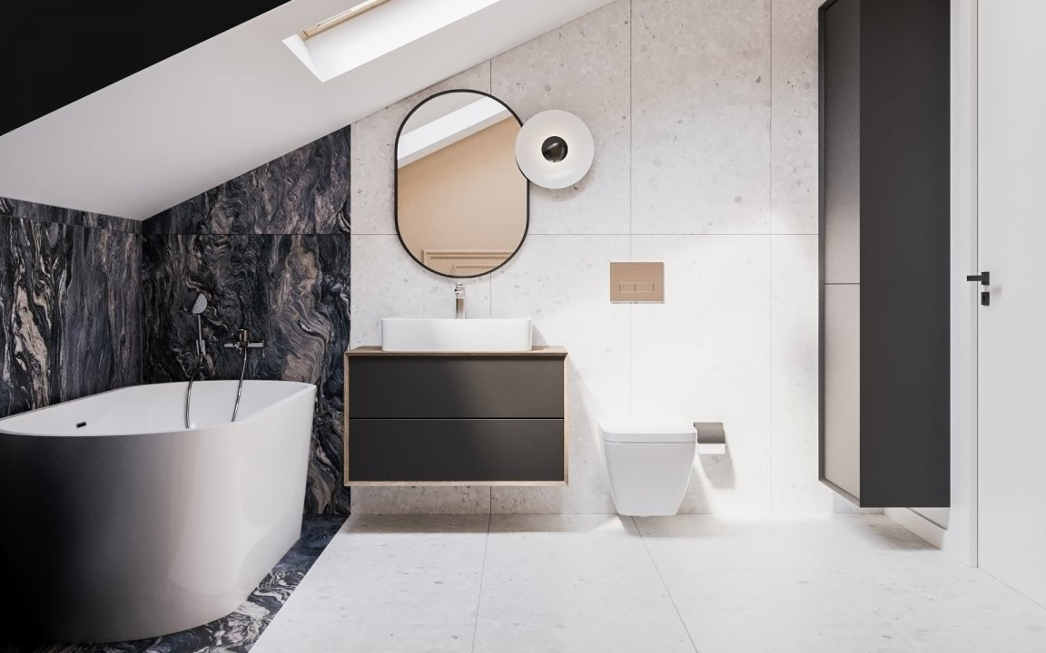 Apartament 4 camere, duplex cu scara interioara 1, foxfort.ro