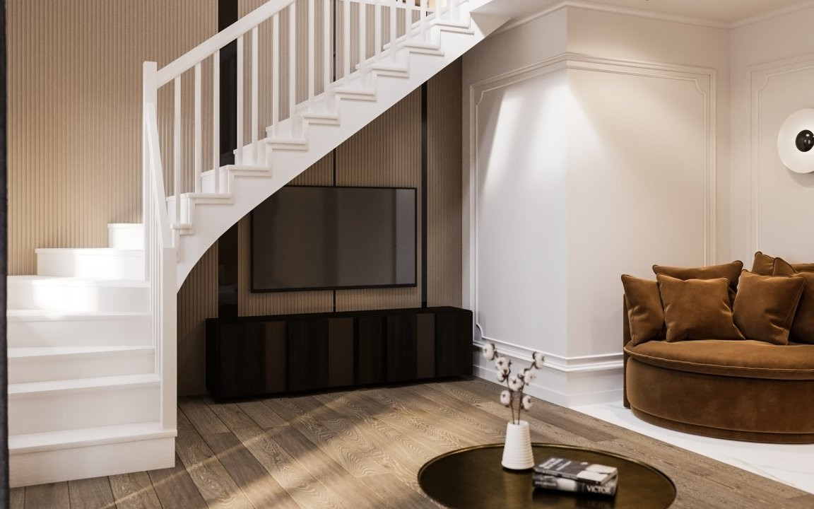 Apartament 4 camere, duplex cu scara interioara 11, foxfort.ro