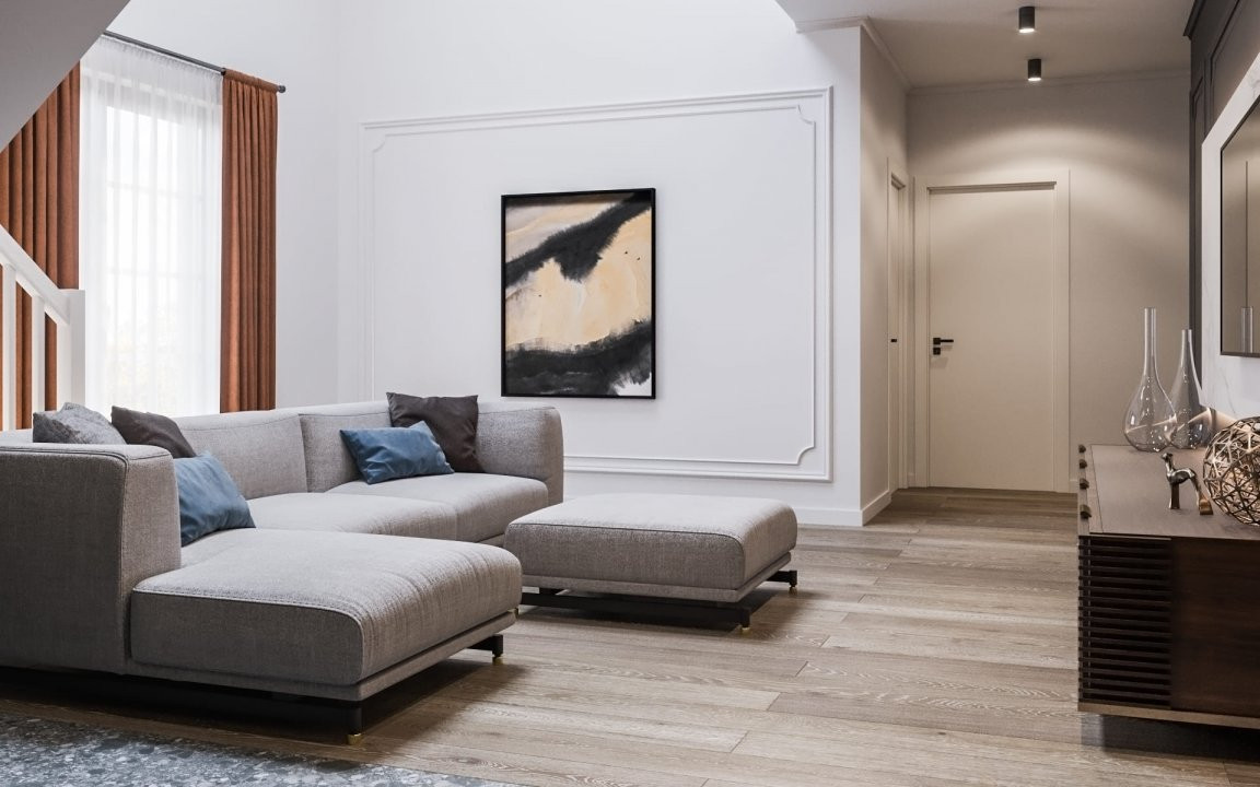 Apartament 4 camere, duplex cu scara interioara 19, foxfort.ro