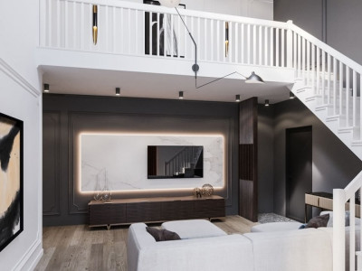 Apartament 4 camere, duplex cu scara interioara