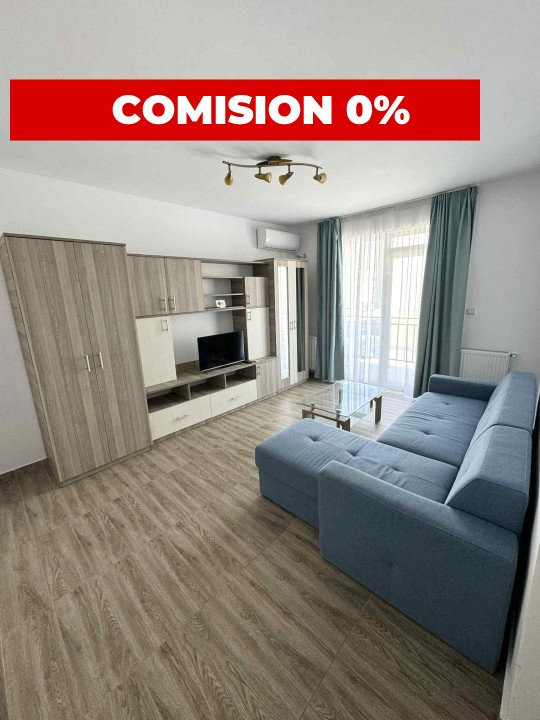 COMISION 0% Apartament cu 2 camere, etaj 1, mobilat, bloc nou, in Giroc 1, foxfort.ro