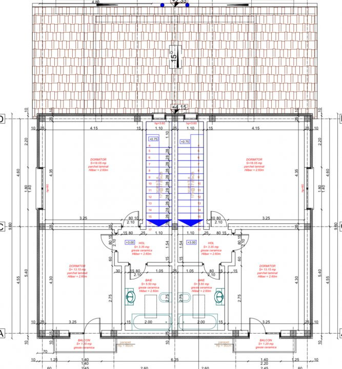 Duplex 4 camere, toate utilitatile, drum pavat 3, foxfort.ro