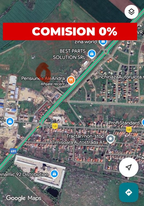 COMISION 0% Teren intravilan de 906 mp - zona Giarmata 1, foxfort.ro