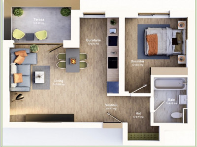 COMISION 0% Apartament cu 2 camere, bloc nou, loc de parcare, zona Mehala imagine mica 2, foxfort.ro
