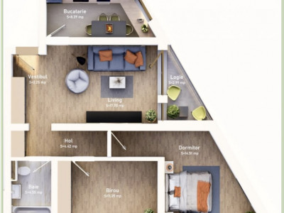 COMISION 0% Apartament cu 3 camere, etajul 1, bloc nou, zona Mehala