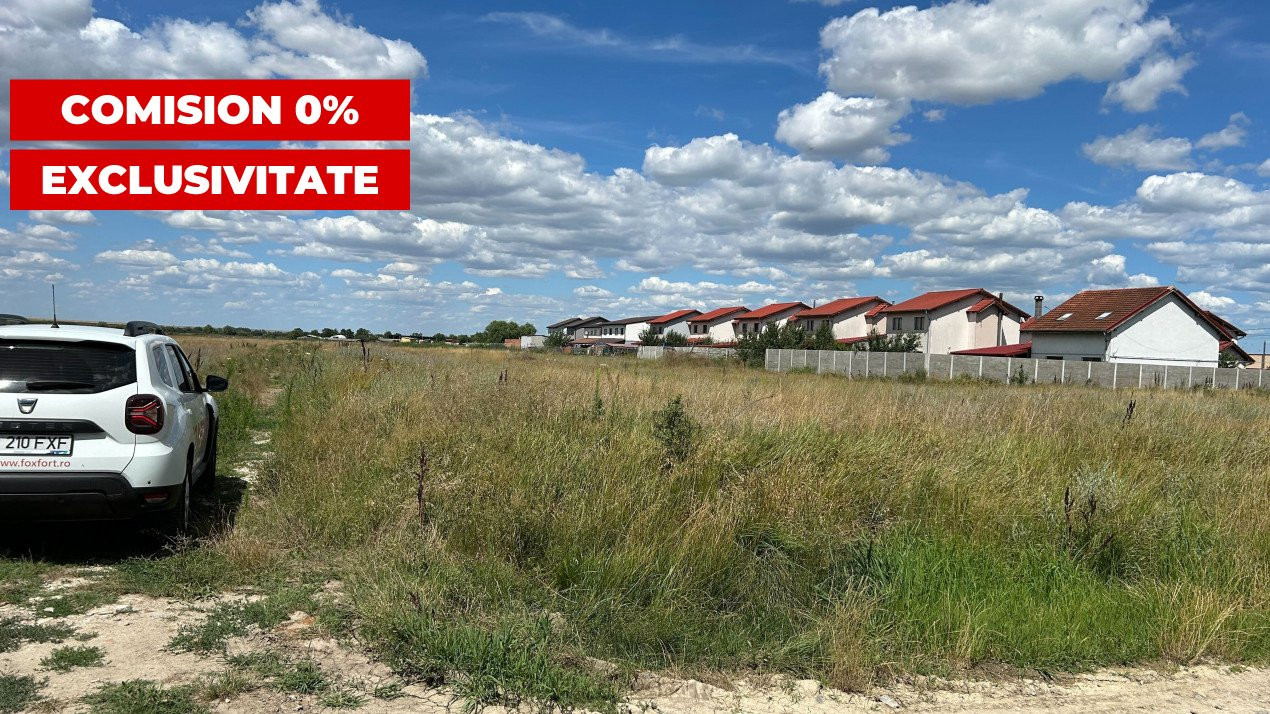 COMISION 0% Vanzare teren intravilan, 743 mp - Covaci 2, foxfort.ro