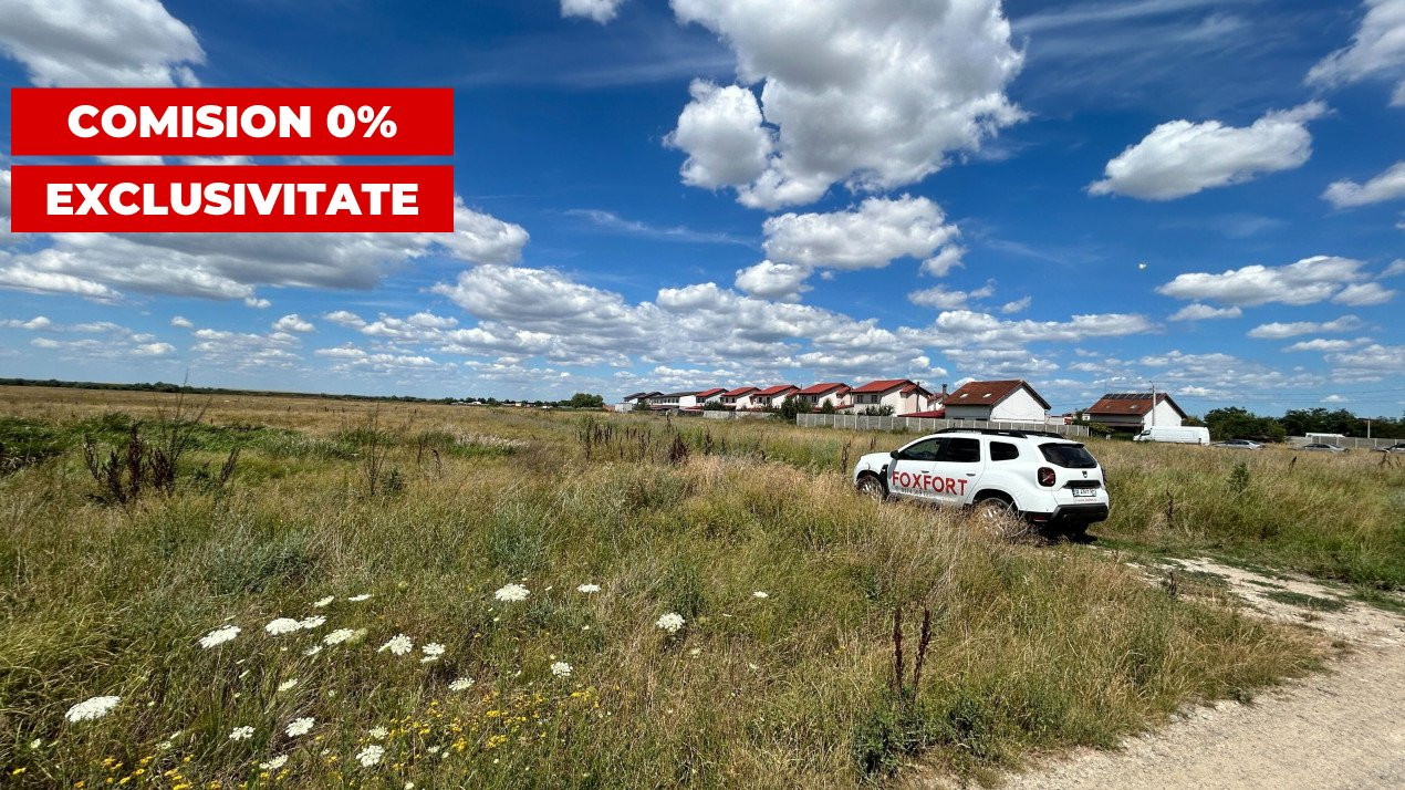 COMISION 0% Vanzare teren intravilan, 743 mp - Covaci 4, foxfort.ro
