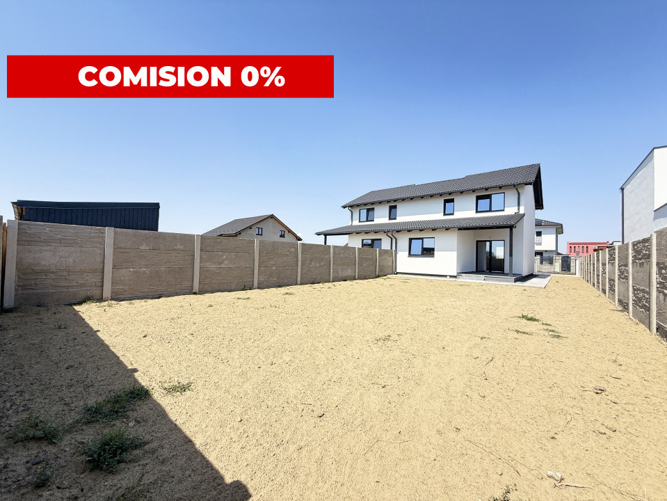 COMISION 0% | Duplex cu 4 camere  | 335 mp teren | Toate utilitatile  | Sacalaz 2, foxfort.ro