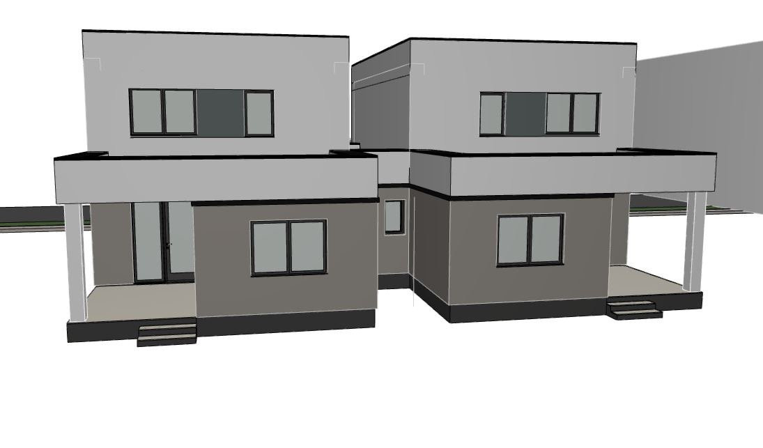 Duplex cu 5 camere de vanzare si teren de 335 mp - zona Sacalaz 3, foxfort.ro