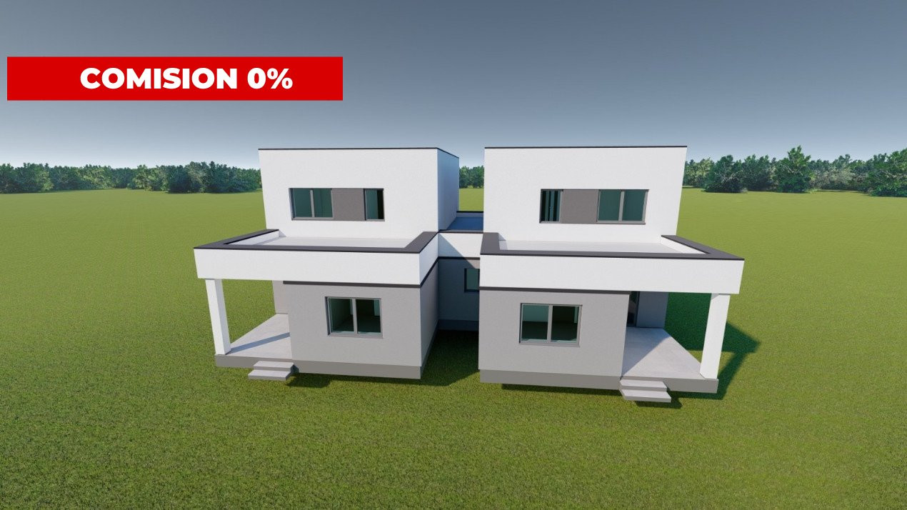 Duplex cu 4 camere de vanzare si teren de 335 mp - zona Sacalaz 1, foxfort.ro