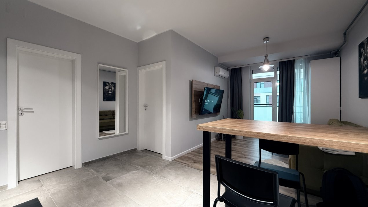 Apartament de inchiriat cu 2 camere, open space, zona Torontalului 5, foxfort.ro
