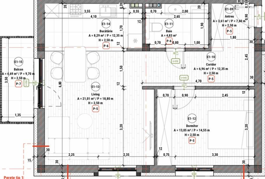 Apartament cu 2 camere si gradina de 140 mp - Mosnita 2, foxfort.ro