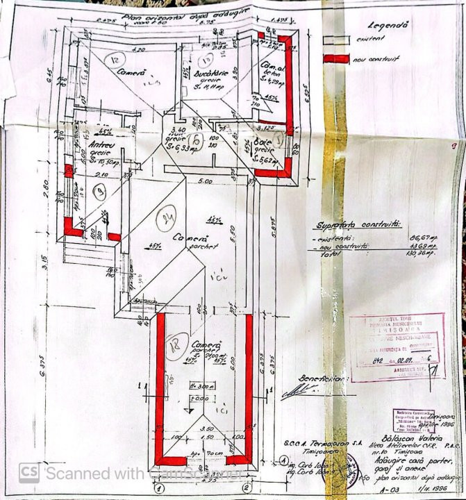 Casa individuala de vanzare cu 3 camere si teren de 510 mp, zona Telegrafului 19, foxfort.ro