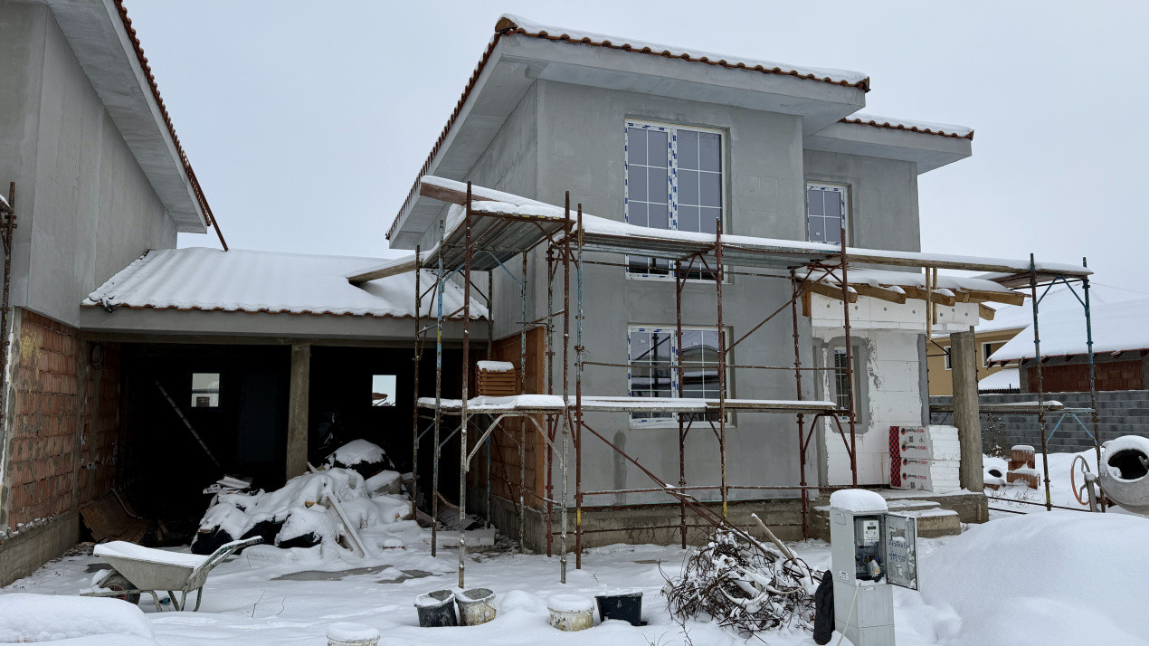 Duplex cu garaj, 4 camere si 350mp teren - Mosnita Noua, Toate utilitatile 1, foxfort.ro