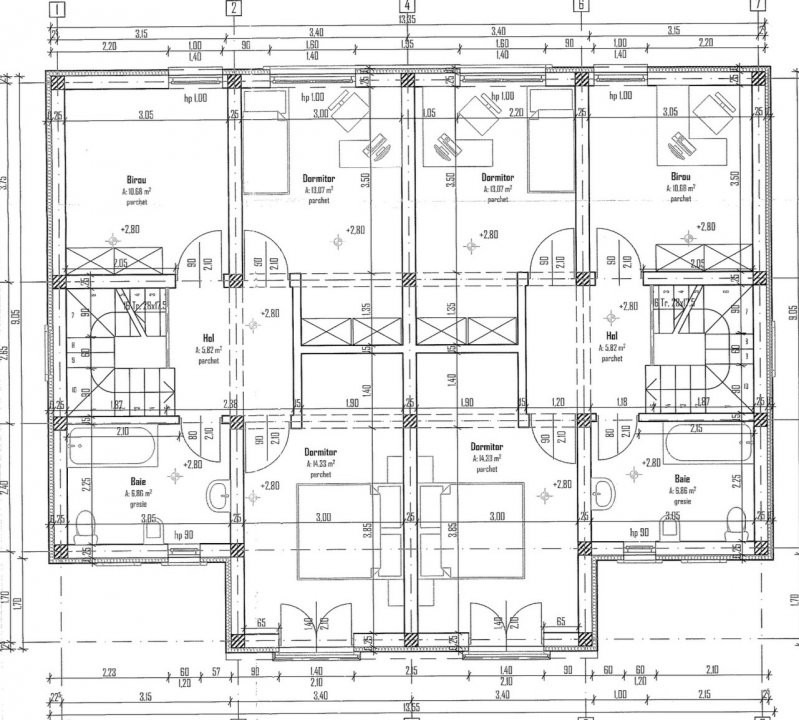 Duplex cu 4 camere - Strada Asfaltata - Mosnita - Noul Lidl  7, foxfort.ro