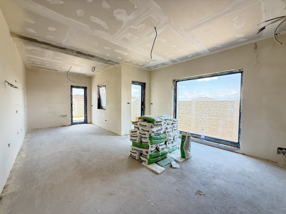 Duplex cu 3 camere si teren de 247 mp de vanzare in localitatea Sacalaz 3, foxfort.ro