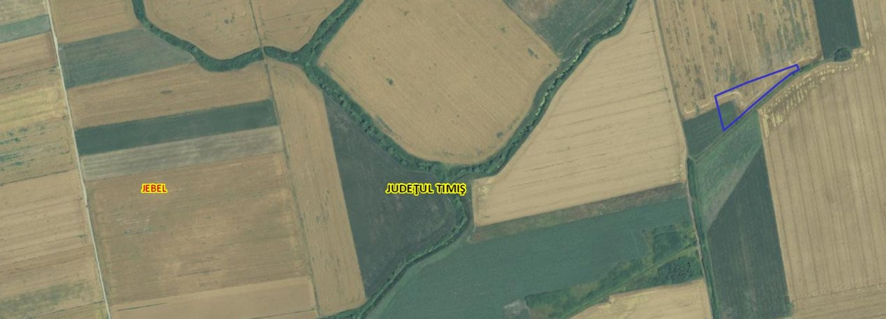 Teren agricol extravilan de vanzare, 2,69 hectare - Jebel Timis 2, foxfort.ro