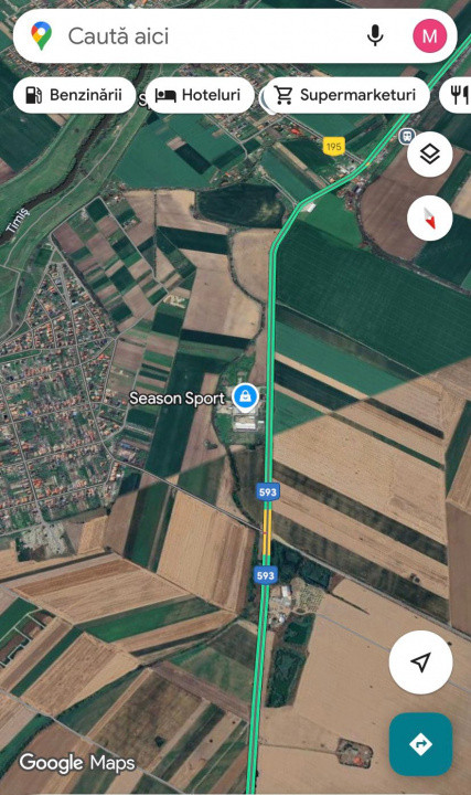 Teren intravilan de 5096 mp cu front de 37 ml, zona Sag 3, foxfort.ro