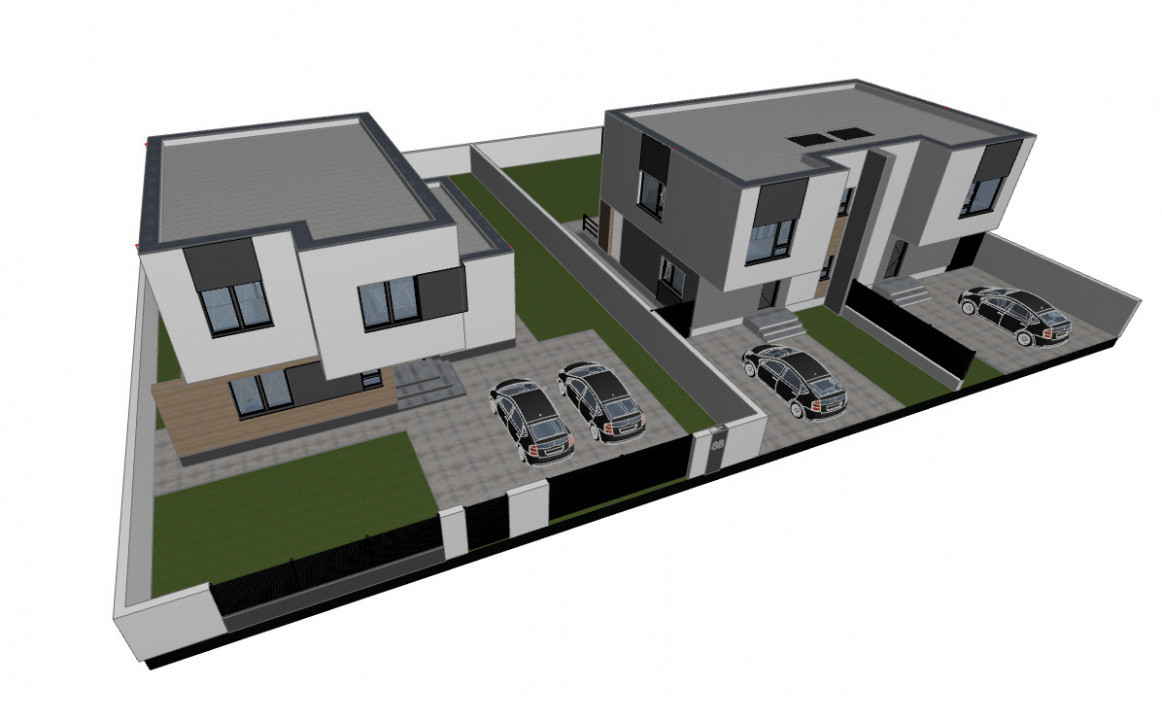 Duplex cu 4 camere si 3 bai, zona Giarmata Vii 2, foxfort.ro