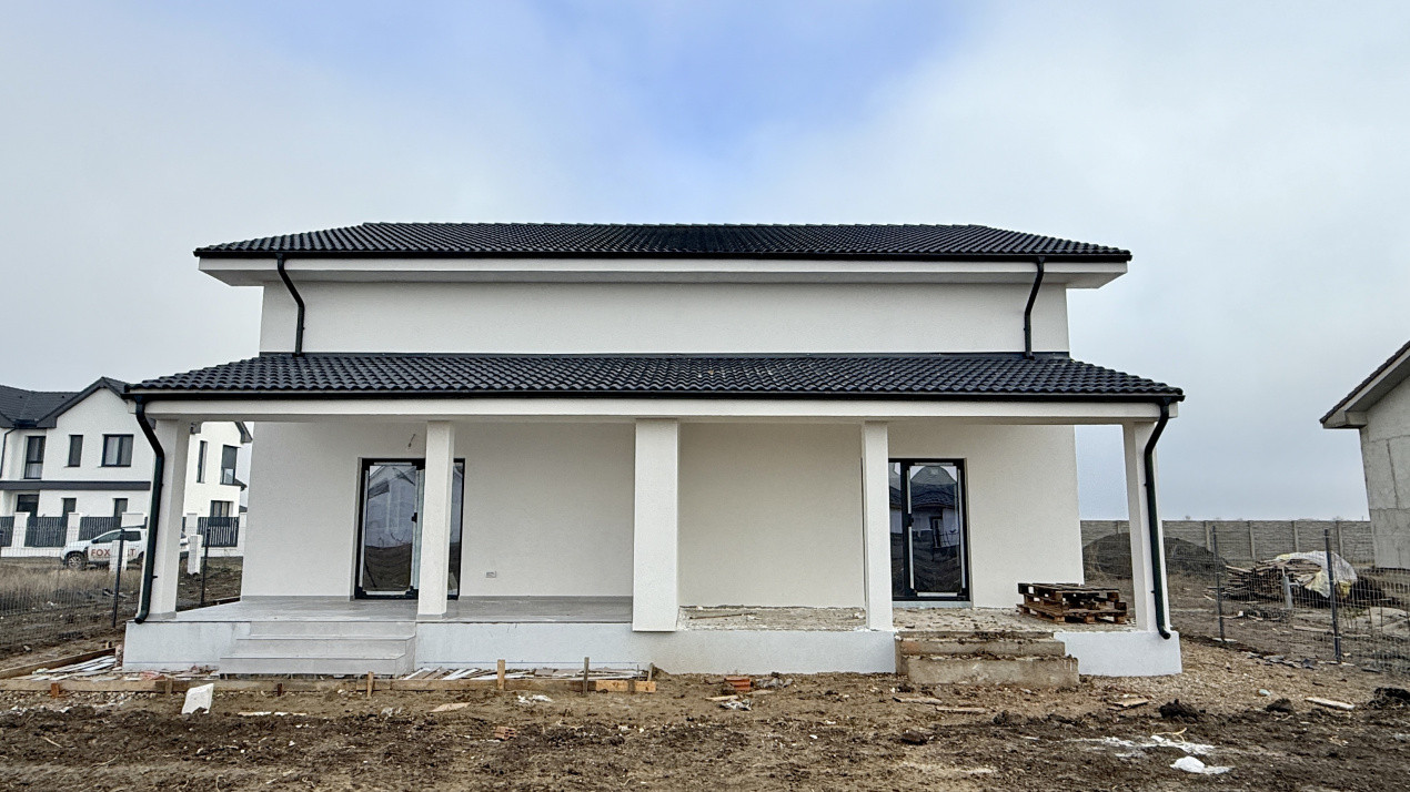 Duplex cu 3 camere si 2 bai si teren de 250 mp, zona Mosnita Veche 1, foxfort.ro