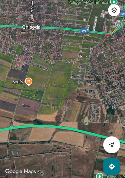 Teren intravilan 721 mp pentru duplex, Giroc 2, foxfort.ro