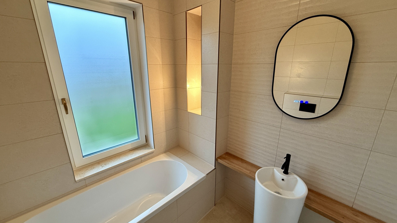 Duplex cu 3 camere si teren de 322 mp, toate utilitatile zona Mosnita Noua 13, foxfort.ro