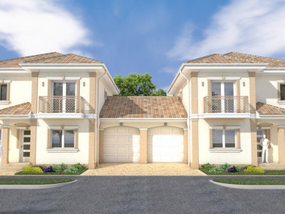 Duplex 5 camere 132 mp utili, despartit prin garaj Mosnita Noua imagine mica 3, foxfort.ro
