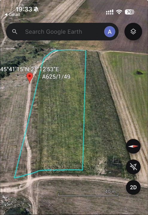 Teren extravilan 18.400 mp, 2 fronturi stradale, zona Chisoda 1, foxfort.ro