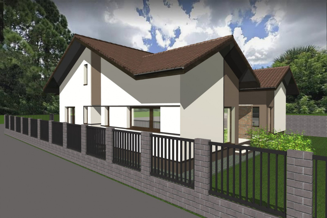 Teren intravilan pretabil constructii, autorizatie + fundatie, Giarmata-Vii 2, foxfort.ro