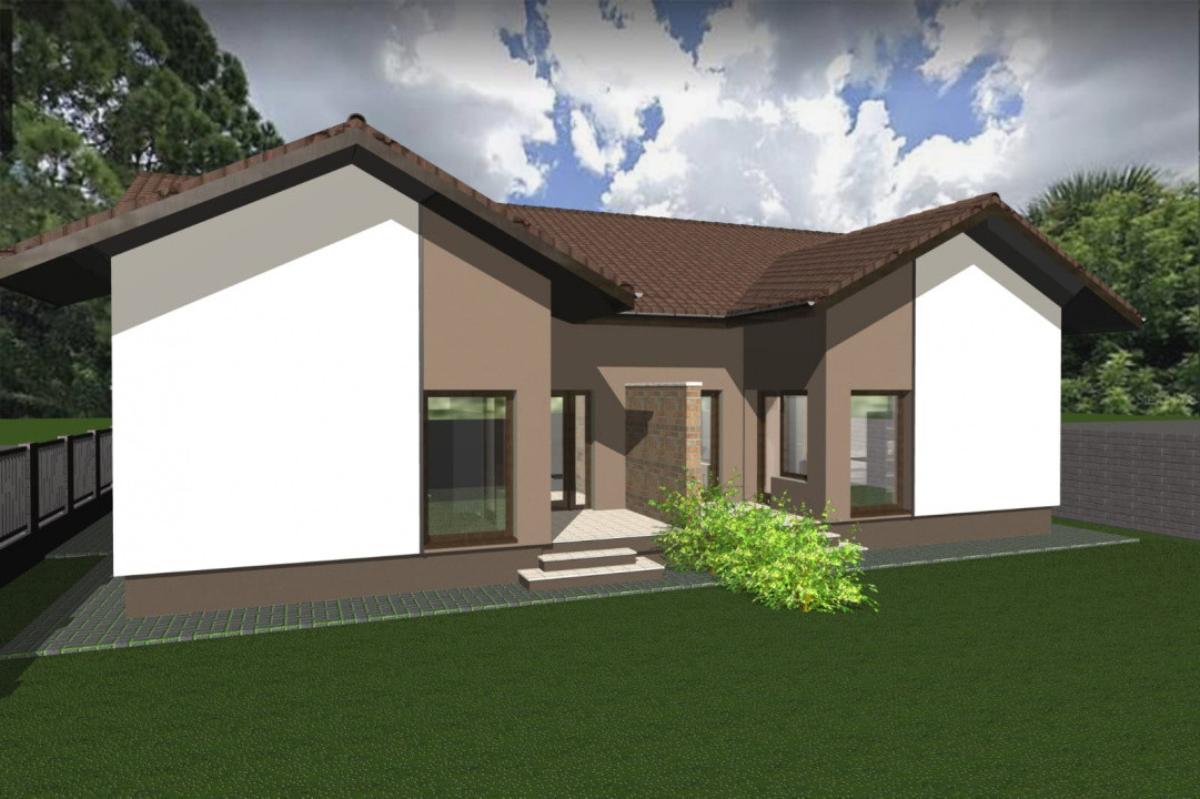 Teren intravilan pretabil constructii, autorizatie + fundatie, Giarmata-Vii 3, foxfort.ro