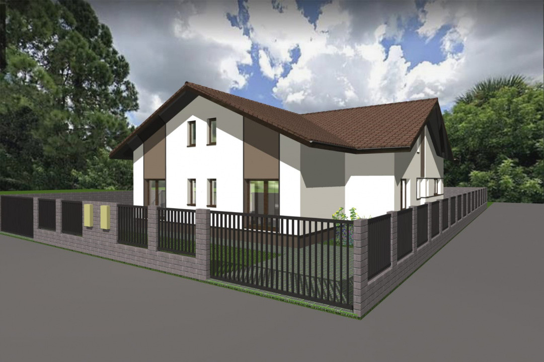 Teren intravilan pretabil constructii, autorizatie + fundatie, Giarmata-Vii 4, foxfort.ro