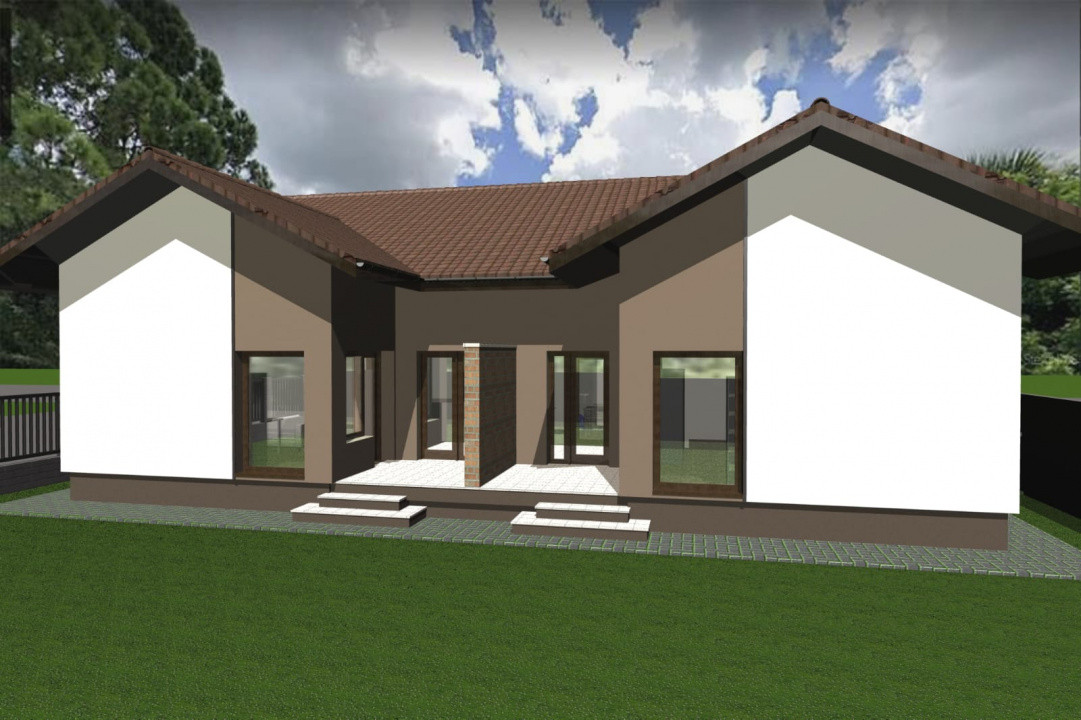 Teren intravilan pretabil constructii, autorizatie + fundatie, Giarmata-Vii 6, foxfort.ro