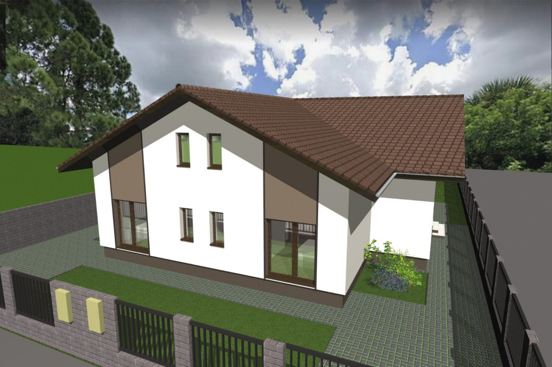 Teren intravilan pretabil constructii, autorizatie + fundatie, Giarmata-Vii 10, foxfort.ro