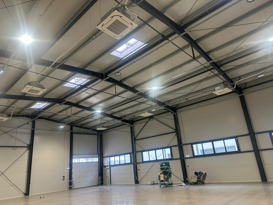 Hala industriala 500 mp + birouri, 1398 mp teren, acces TIR - Giarmata Vii 12, foxfort.ro