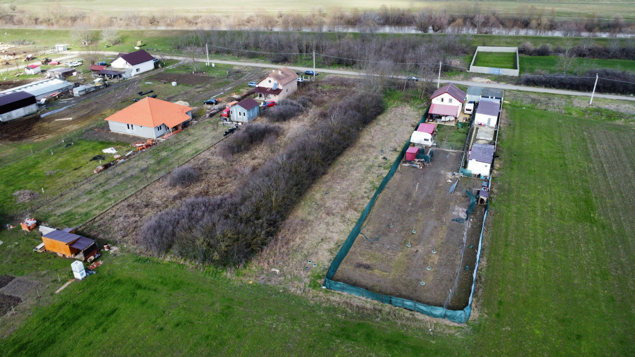 Teren intravilan de 1952 mp cu utilitati - zona Parta 4, foxfort.ro
