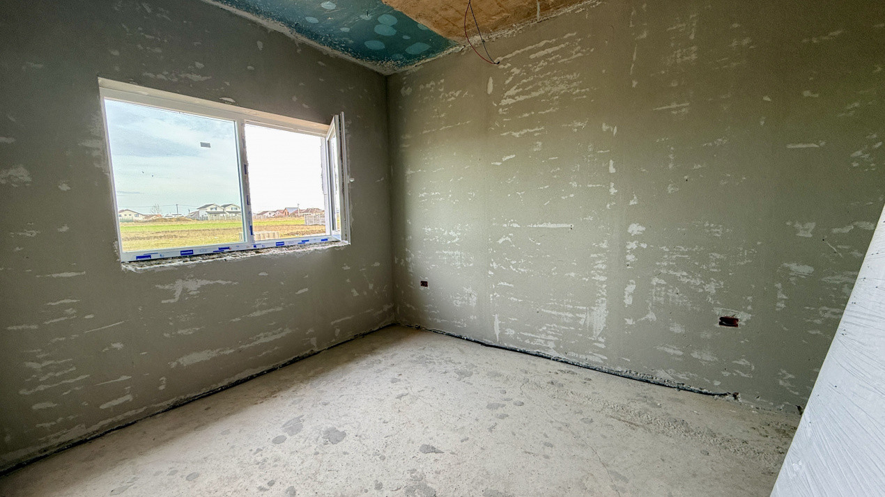 Duplex de vanzare, 3 camere pe parter + pod - Mosnita Veche 5, foxfort.ro