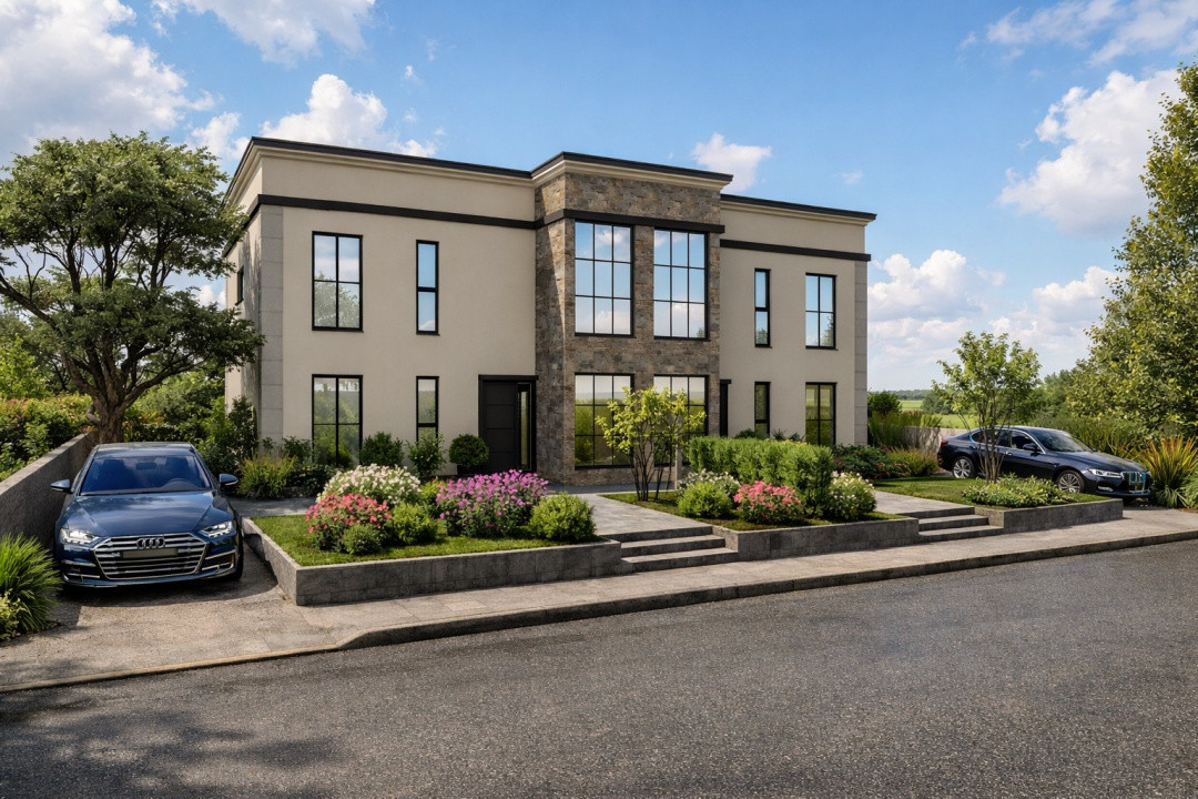 Duplex de vanzare cu 4 camere, Parter + 1 Etaj - Giarmata 2, foxfort.ro