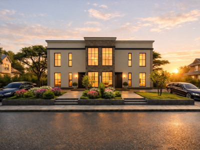 Duplex de vanzare cu 4 camere, Parter + 1 Etaj - Giarmata imagine mica 19, foxfort.ro