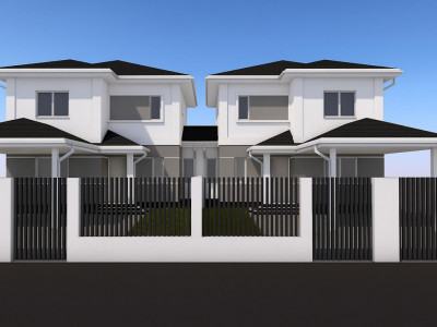 Duplex cu 5 camere, despartit prin camera tehnica - 365 mp teren imagine mica 2, foxfort.ro