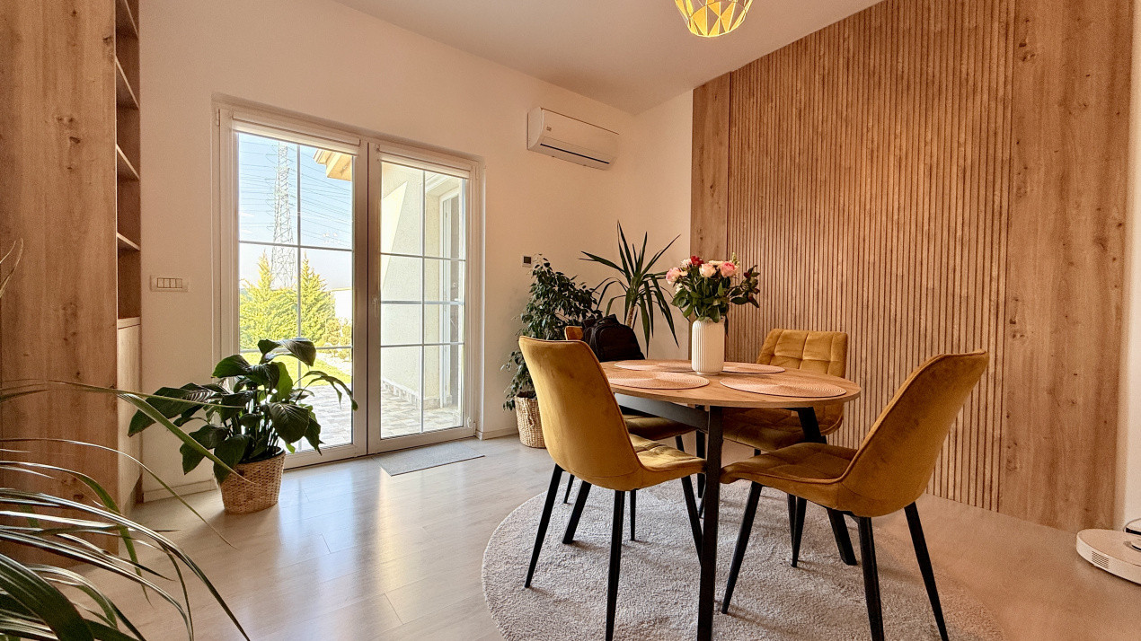 Duplex de vanzare, 3 camere + 2 bai - mobilat si utilat - Mosnita Noua 5, foxfort.ro