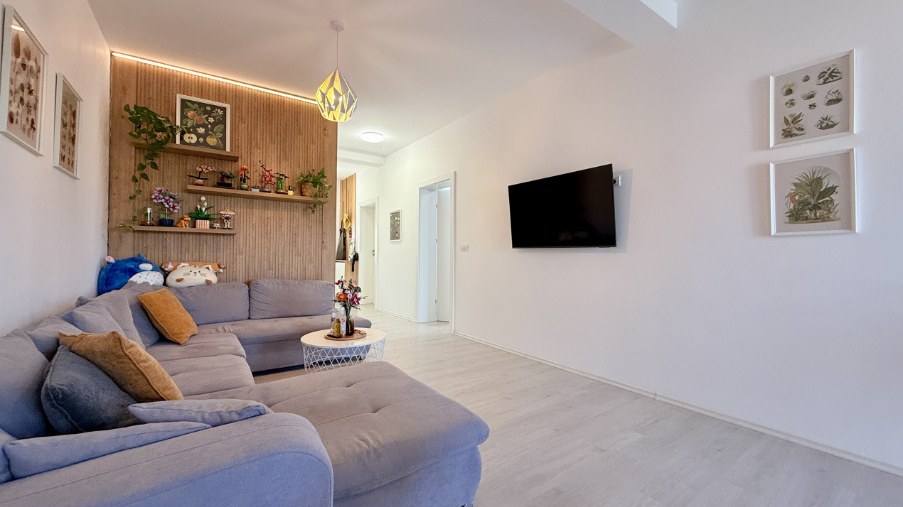 Duplex de vanzare, 3 camere + 2 bai - mobilat si utilat - Mosnita Noua 7, foxfort.ro