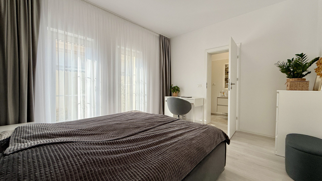 Duplex de vanzare, 3 camere + 2 bai - mobilat si utilat - Mosnita Noua 9, foxfort.ro