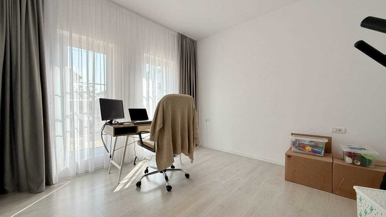 Duplex de vanzare, 3 camere + 2 bai - mobilat si utilat - Mosnita Noua 11, foxfort.ro