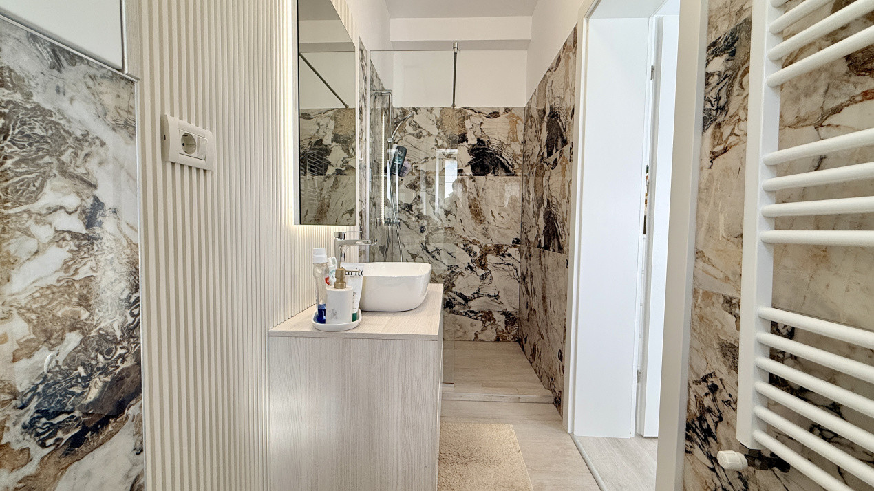 Duplex de vanzare, 3 camere + 2 bai - mobilat si utilat - Mosnita Noua 22, foxfort.ro