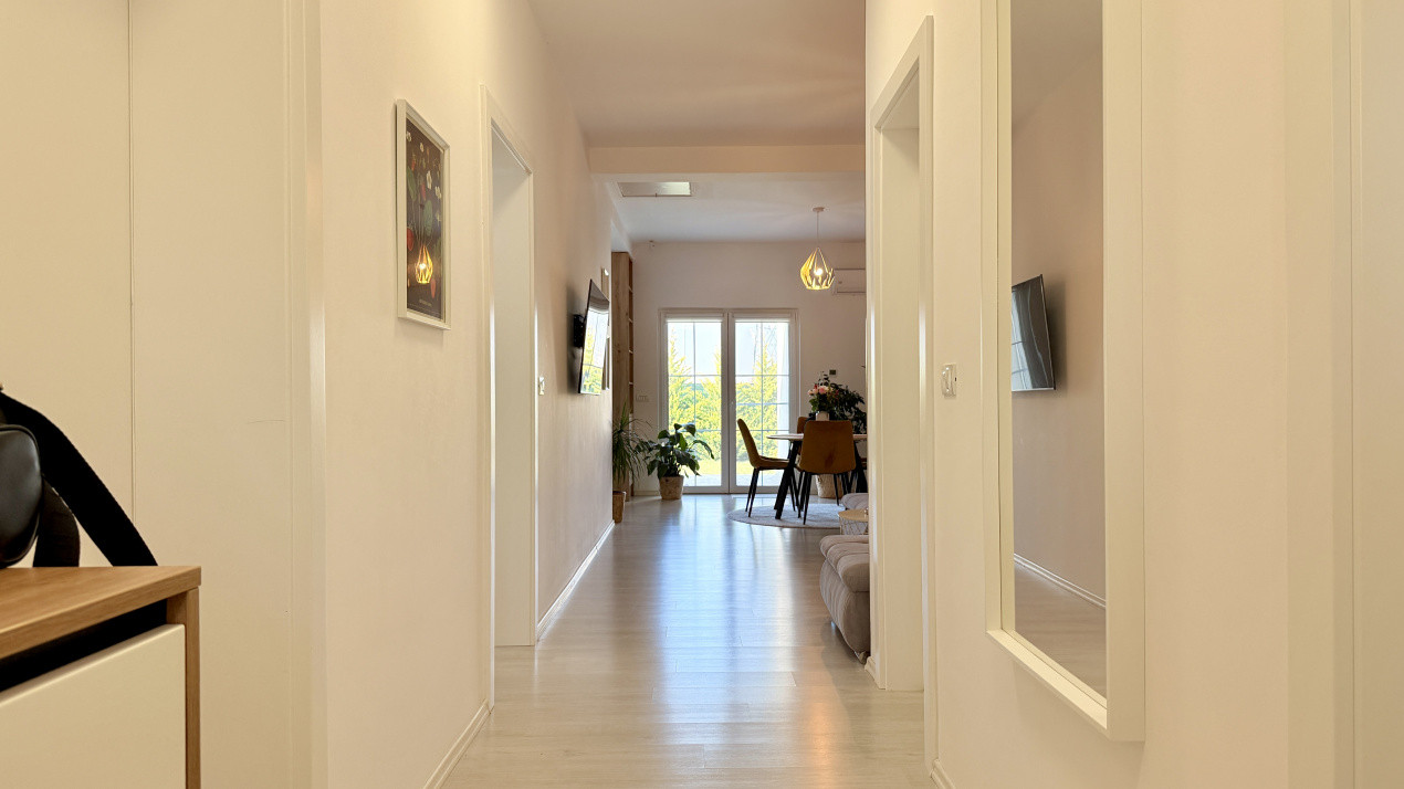 Duplex de vanzare, 3 camere + 2 bai - mobilat si utilat - Mosnita Noua 23, foxfort.ro