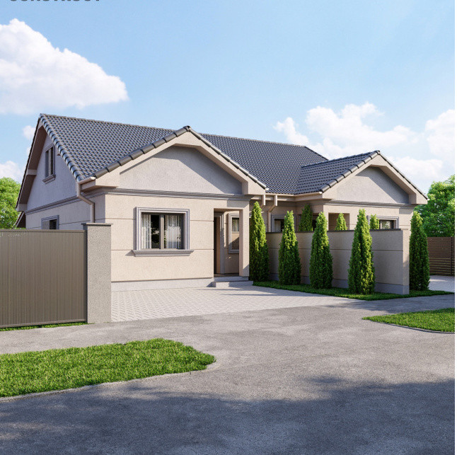 Duplex de vanzare 3 camere + pod mansardabil - Mosnita Veche 7, foxfort.ro