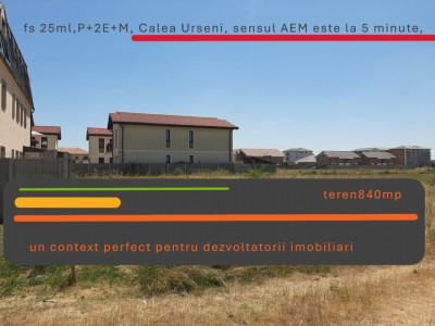 Teren intravilan de 842 mp pretabil activitati socio - culturale /Giroc